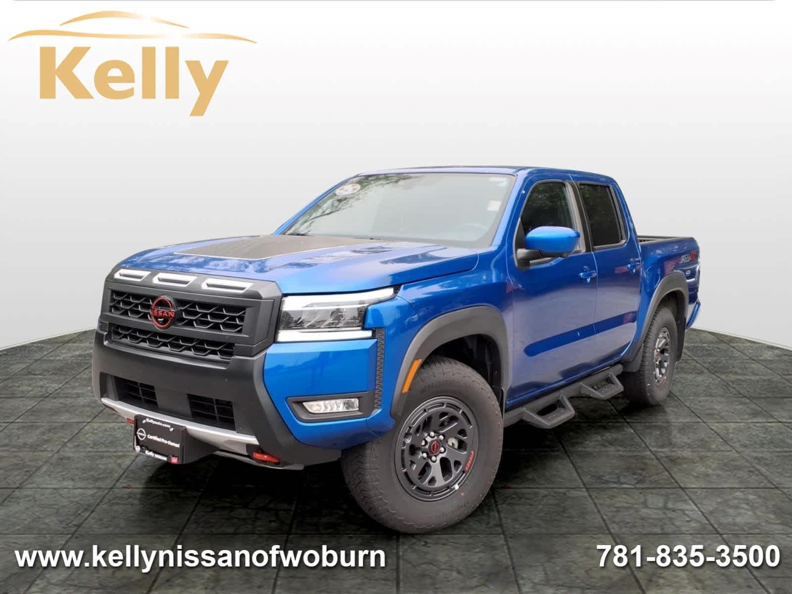 Bluestone Pearl 2025 Nissan Frontier Pickup Truck Four-Wheel Drive 9-Speed Automatic