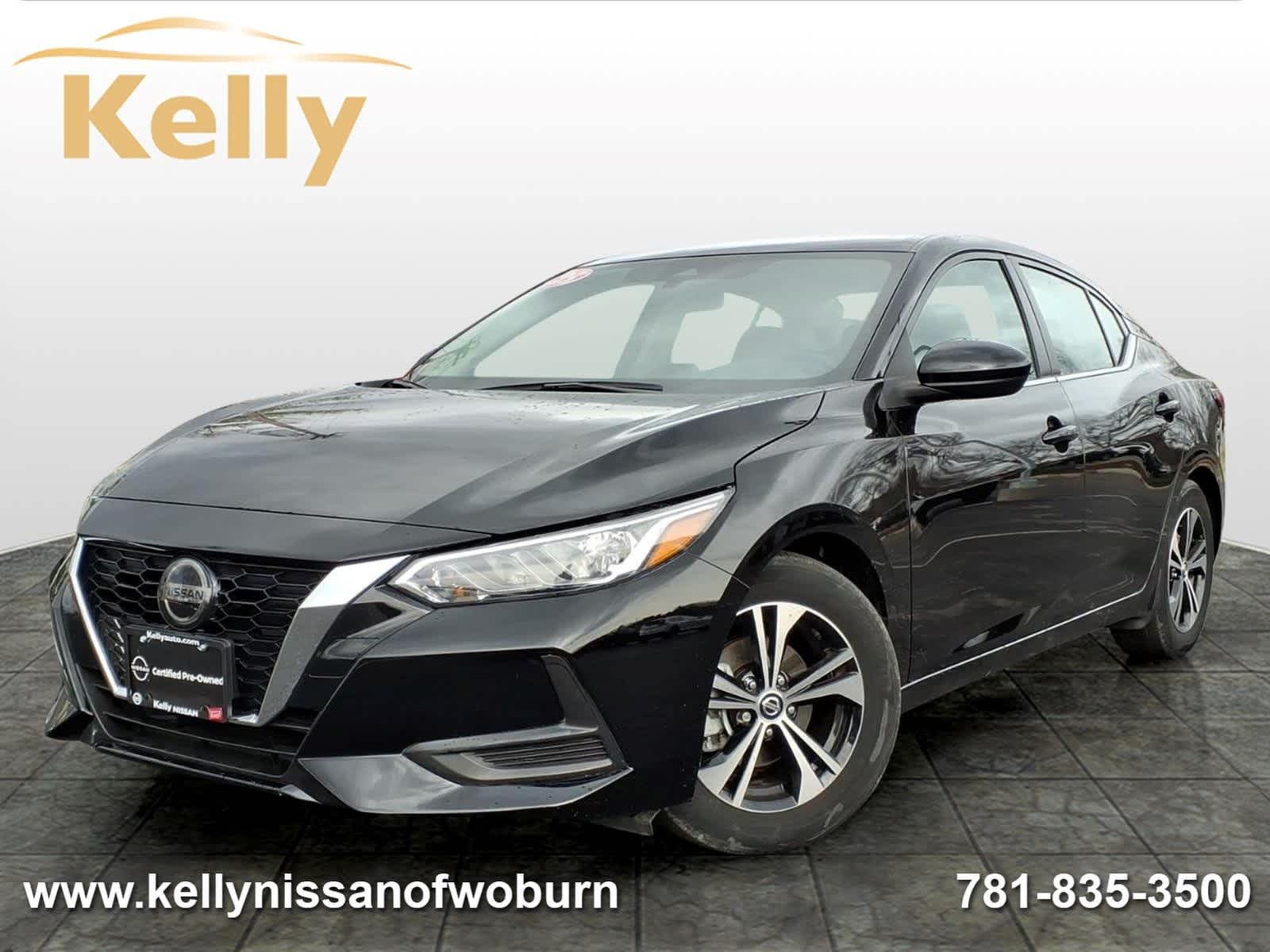 Super Black 2023 Nissan Sentra SV FWD Sedan Front-Wheel Drive Continuously Variable Transmission