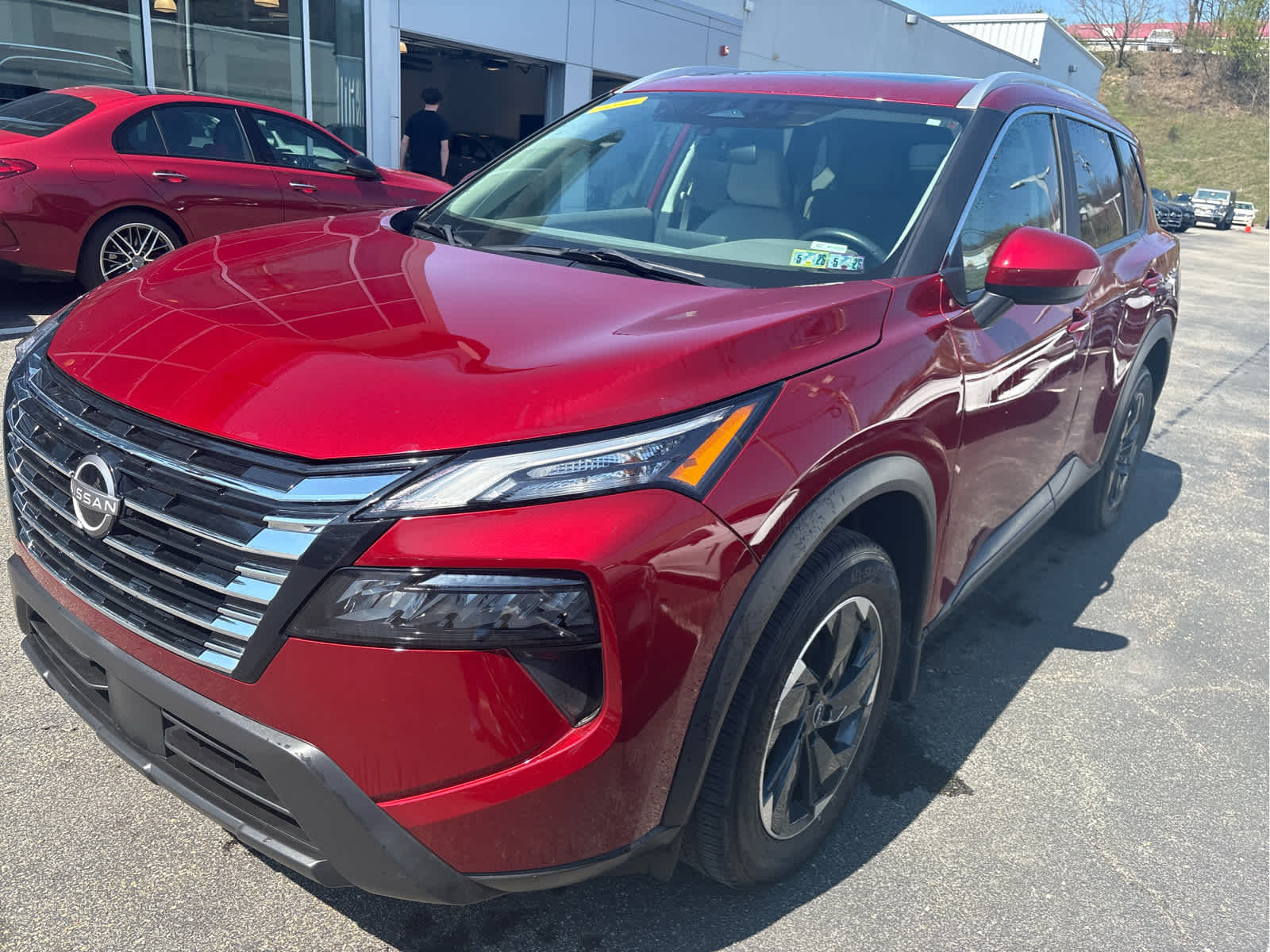 Red (Scarlet Ember Tintcoat) 2024 Nissan Rogue SV AWD SUV / Crossover All-Wheel Drive Continuously Variable Transmission