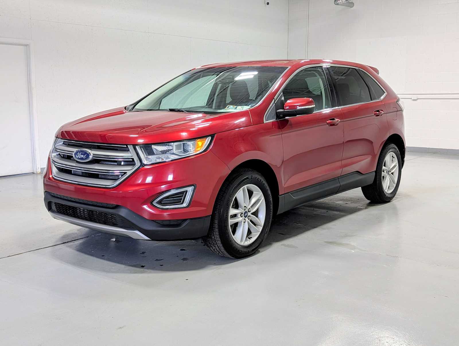 Ruby Red Metallic Tinted Clearcoat 2017 Ford Edge SEL AWD SUV / Crossover All-Wheel Drive 6-Speed Automatic