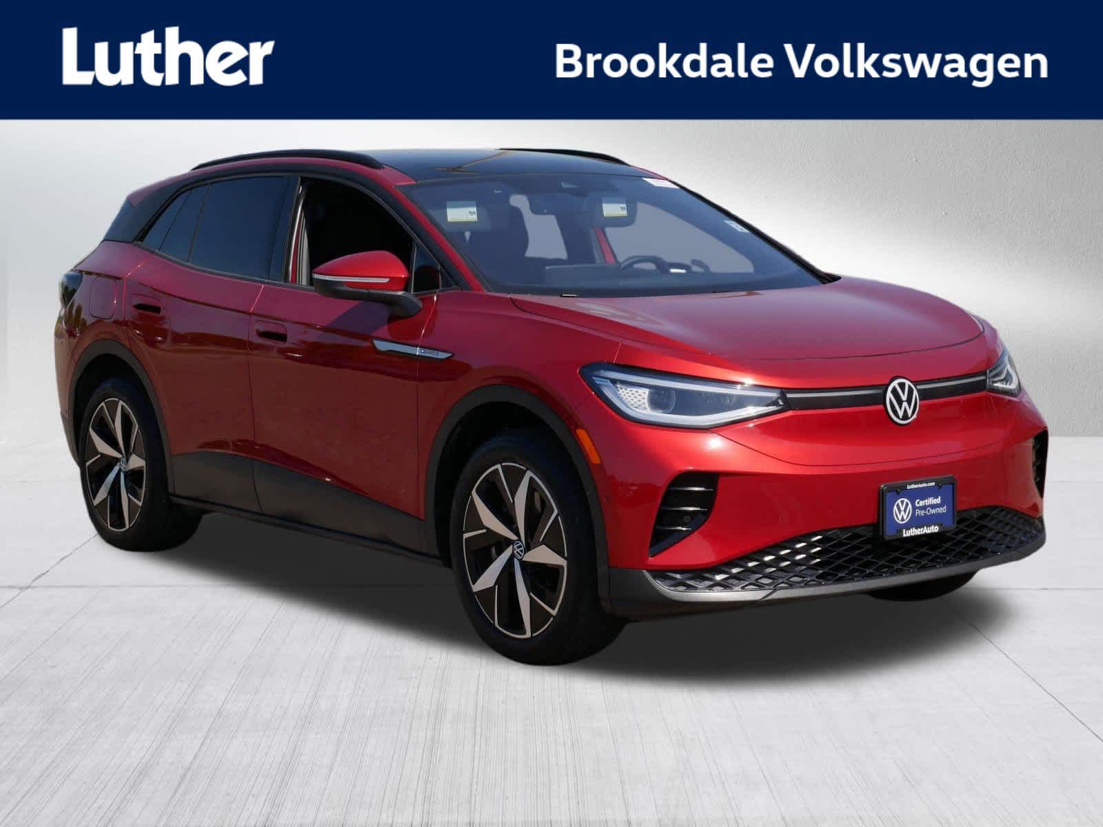 Aurora Red Metallic 2023 Volkswagen ID.4 Pro S AWD SUV / Crossover All-Wheel Drive 1-Speed Automatic