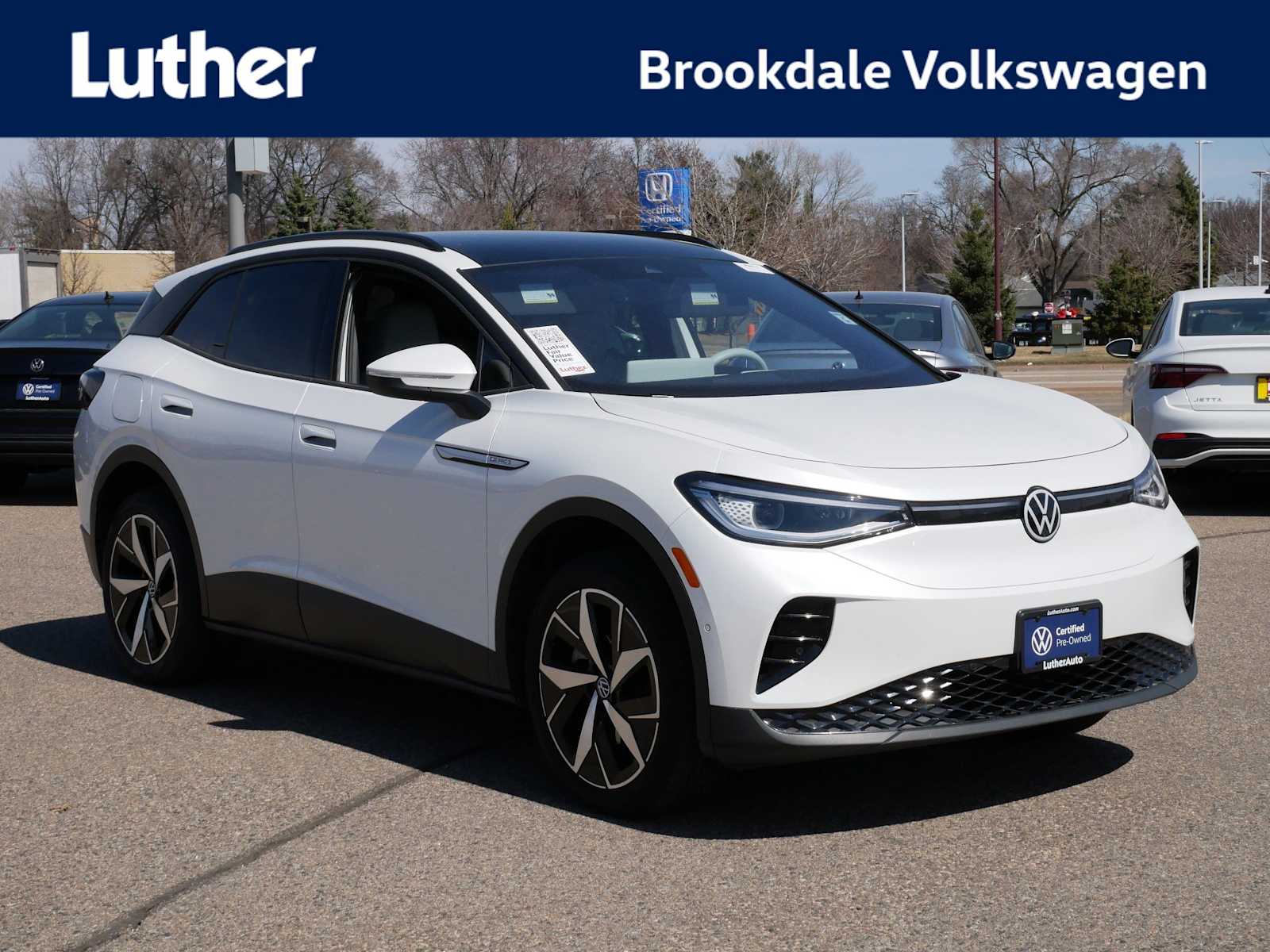 Opal White Pearl 2023 Volkswagen ID.4 Pro S AWD SUV / Crossover All-Wheel Drive 1-Speed Automatic