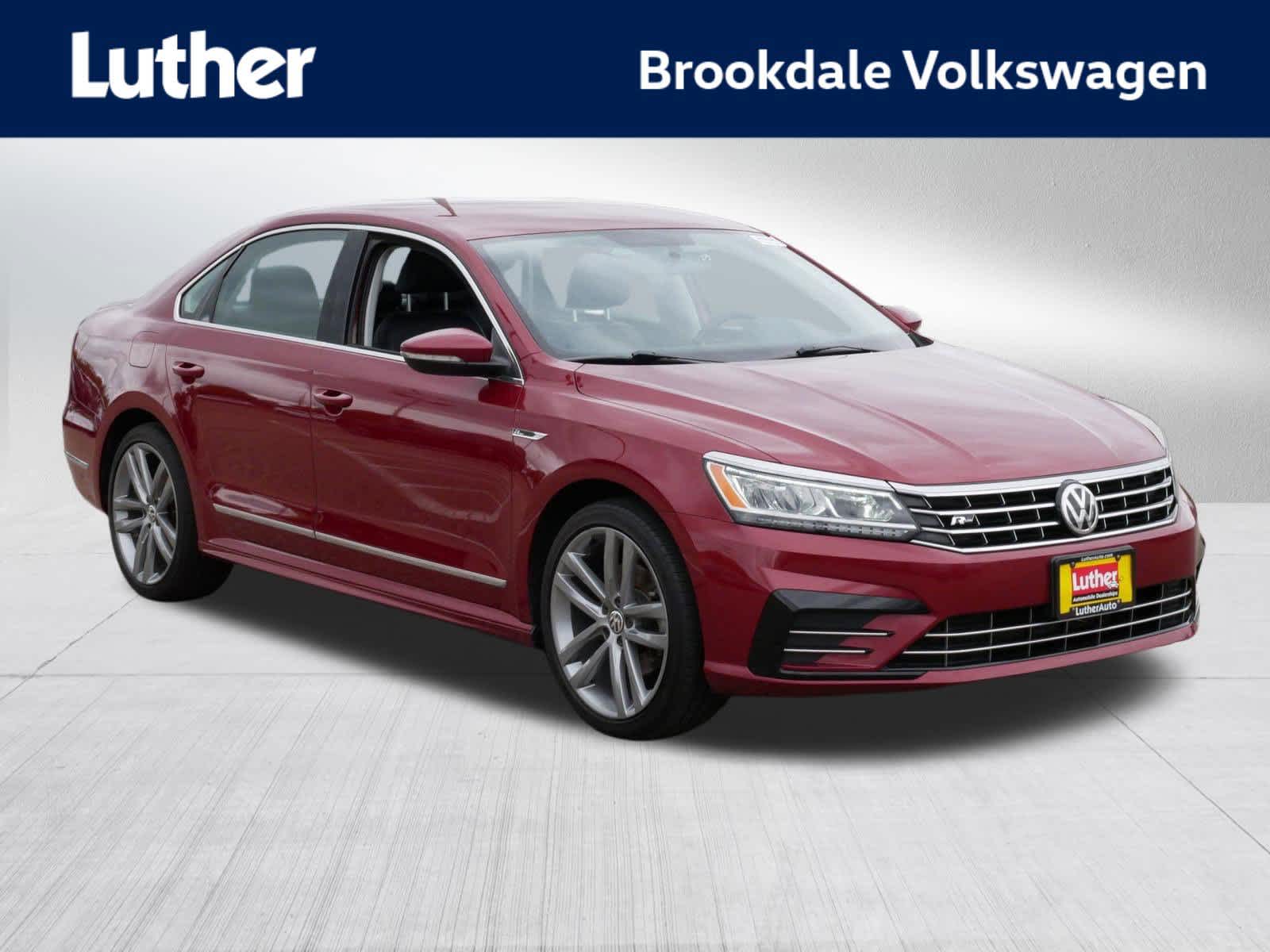 Fortana Red 2017 Volkswagen Passat R-Line Sedan Front-Wheel Drive 6-Speed Automatic