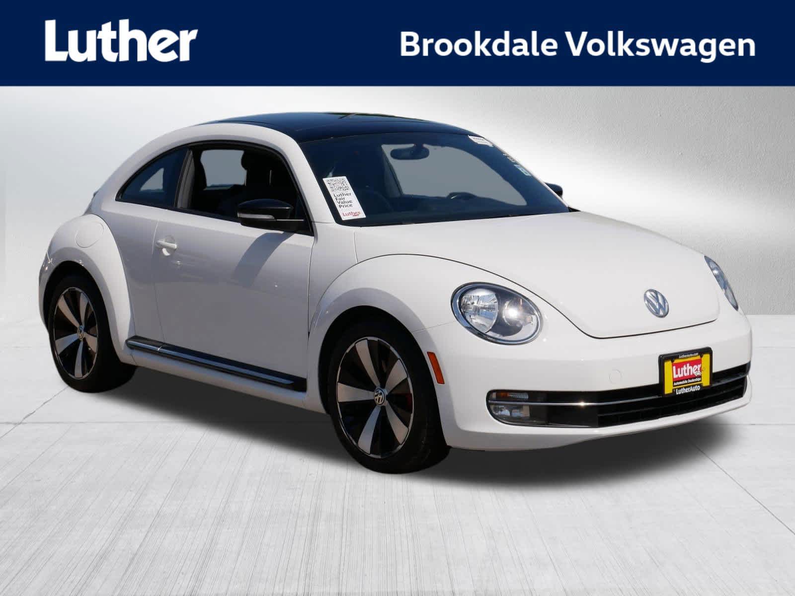 Candy White 2013 Volkswagen Beetle Turbo Hatchback Front-Wheel Drive 6-Speed Automatic