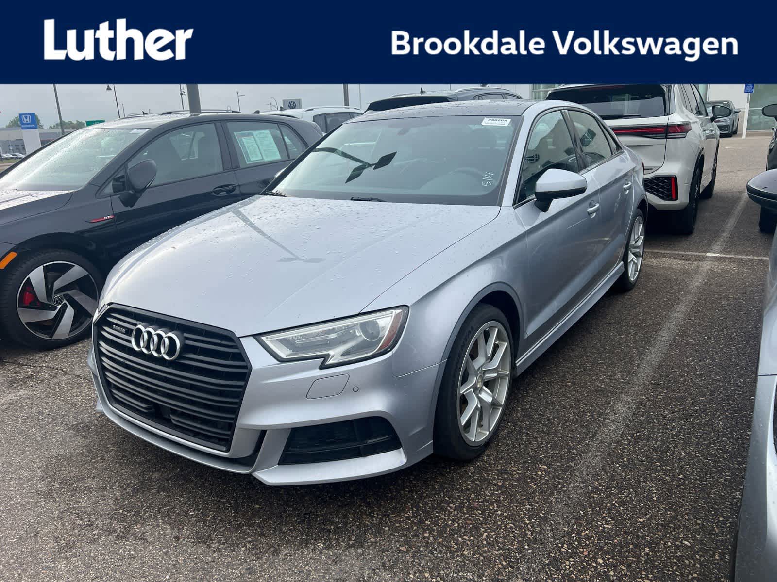 Gray 2020 Audi A3 45 TFSI quattro S Line Premium Sedan AWD Sedan All-Wheel Drive 7-Speed Automatic