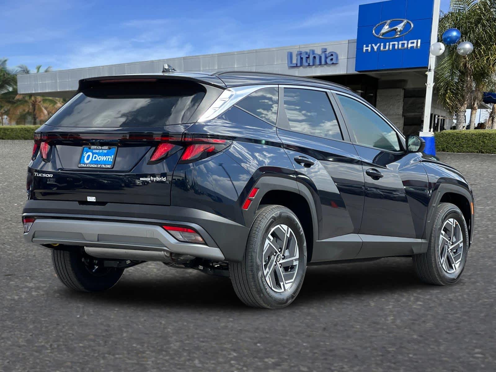 2025 Hyundai Tucson Hybrid Blue 3