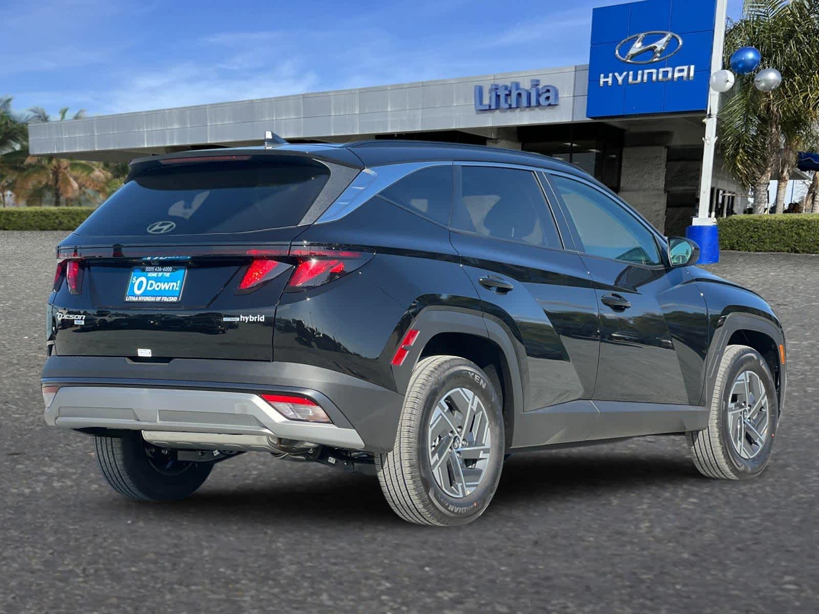 2025 Hyundai Tucson Hybrid Blue 3