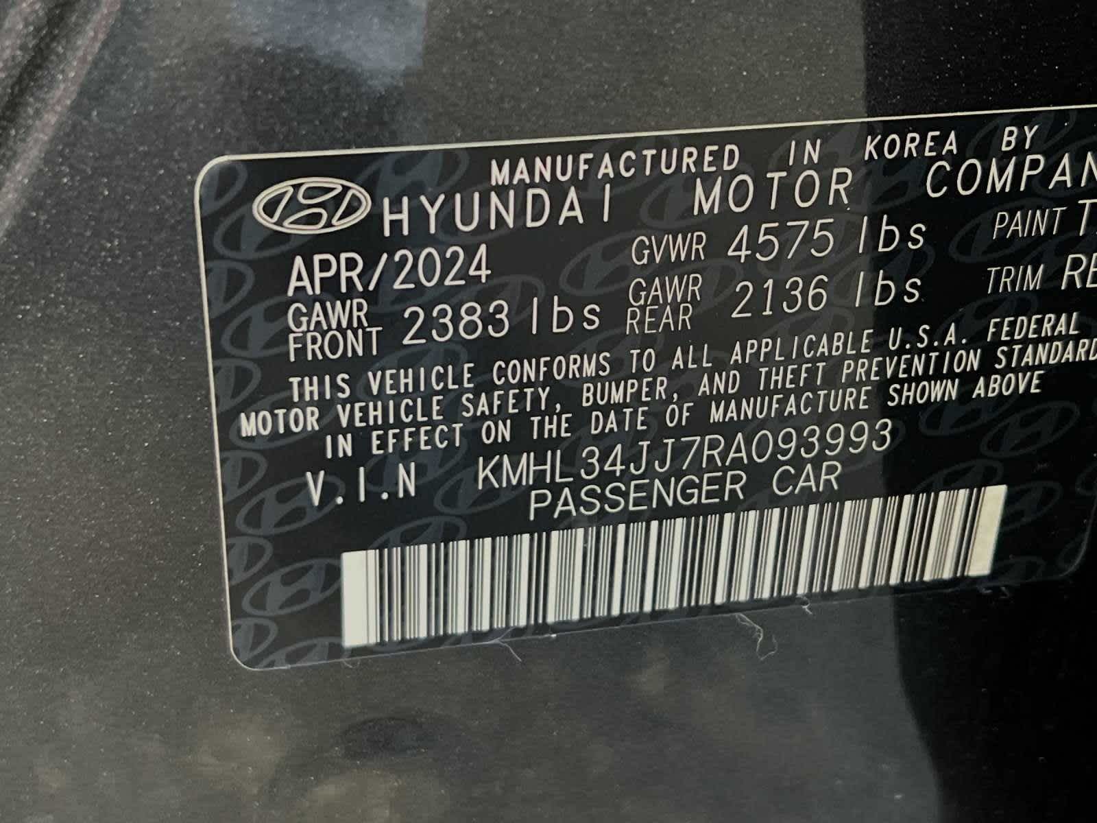 2024 Hyundai Sonata Hybrid SEL 26