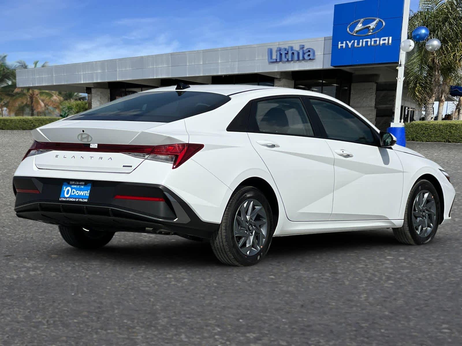 2025 Hyundai Elantra Hybrid Blue 3