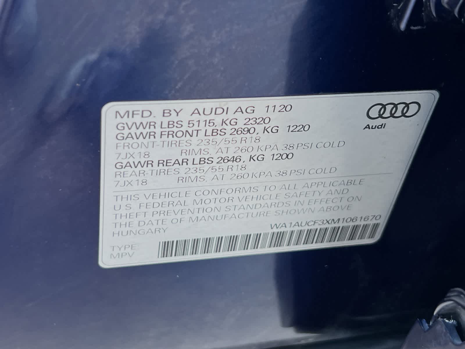 2021 Audi Q3 Premium 29