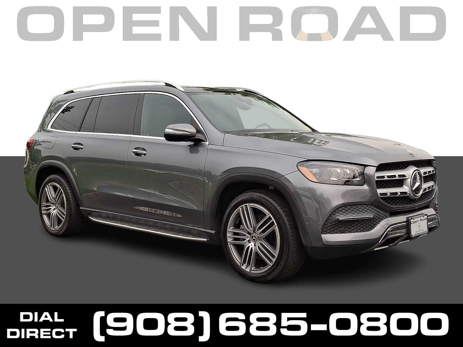 Gray (Selenite Grey Metallic) 2021 Mercedes-Benz GLS SUV / Crossover All-Wheel Drive 9-Speed Automatic