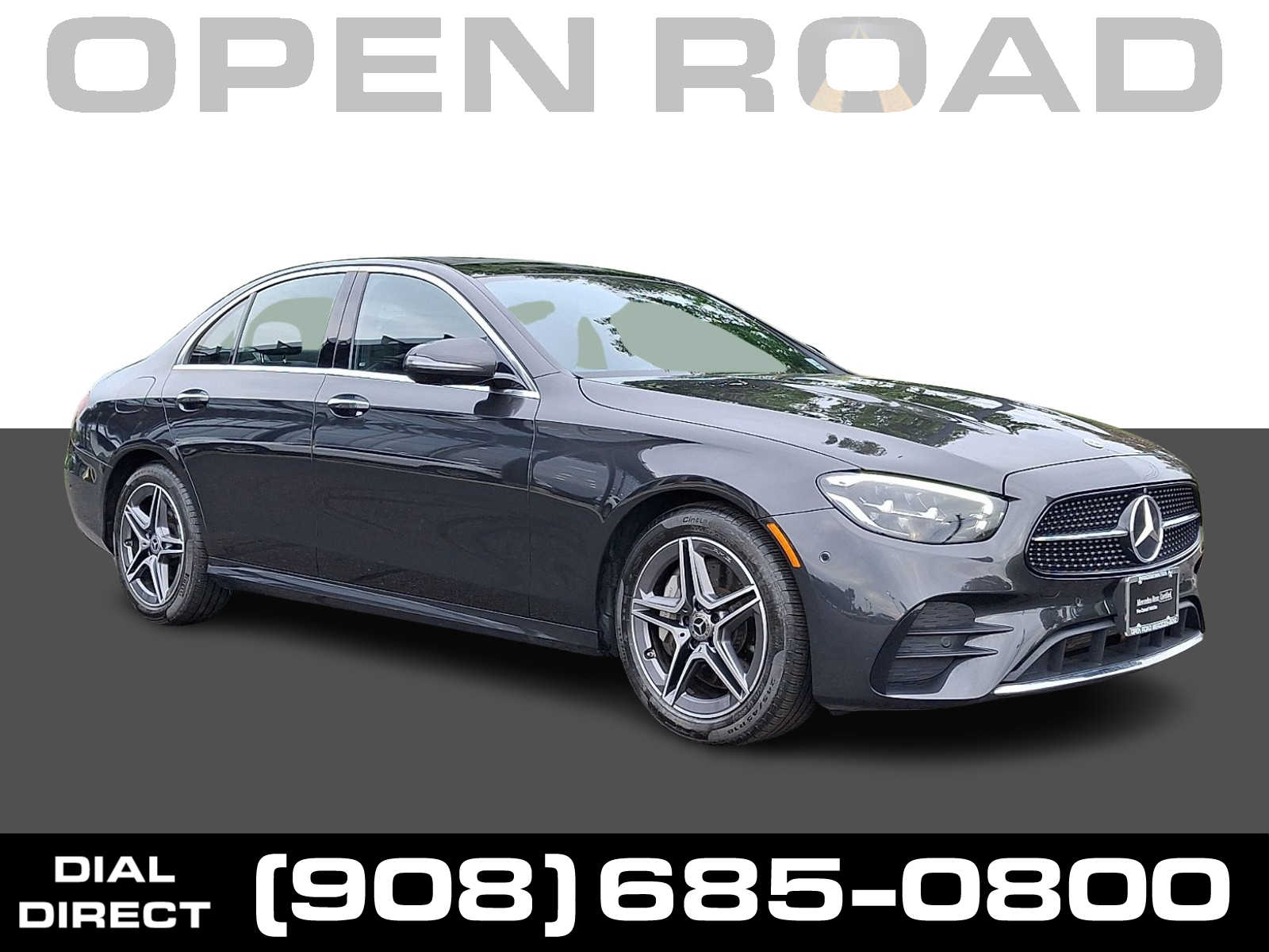Gray (Graphite Grey Metallic) 2023 Mercedes-Benz E-Class Sedan All-Wheel Drive 9-Speed Automatic