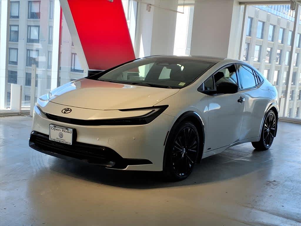 White (Wind Chill Pearl) 2025 Toyota Prius Nightshade AWD Hatchback All-Wheel Drive Continuously Variable Transmission