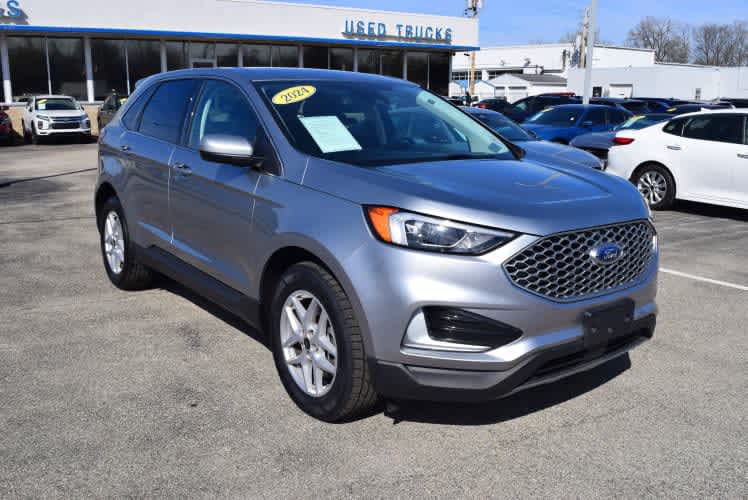 2024 Iconic Silver Metallic Ford Edge SEL AWD SUV