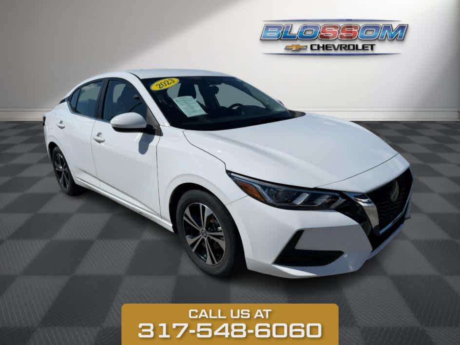 2023 Fresh Powder Nissan Sentra SV FWD Sedan