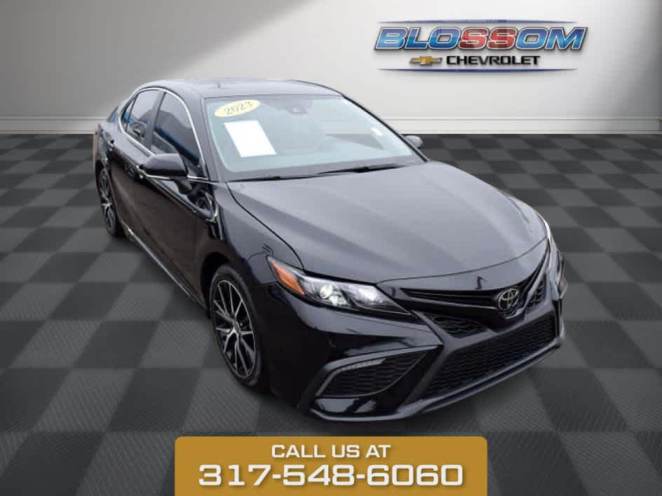 2023 Midnight Black Metallic Toyota Camry SE Nightshade FWD Sedan