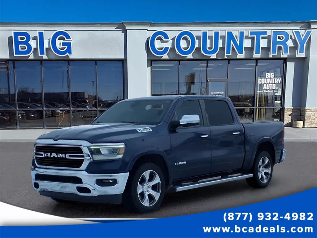 Patriot Blue Pearlcoat 2020 RAM 1500 Pickup Truck Four-Wheel Drive 8-Speed Automatic