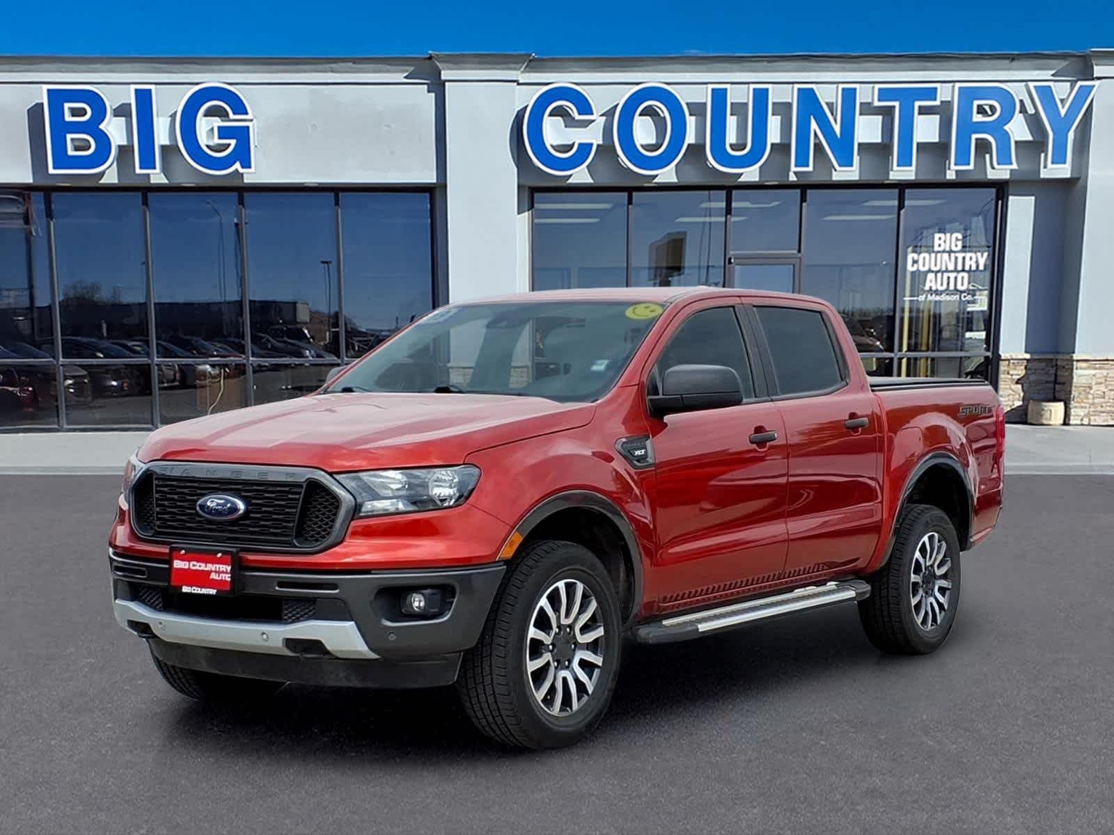 Hot Pepper Red Metallic Tinted Clearcoat 2019 Ford Ranger XLT SuperCrew RWD Pickup Truck 4X2 Automatic