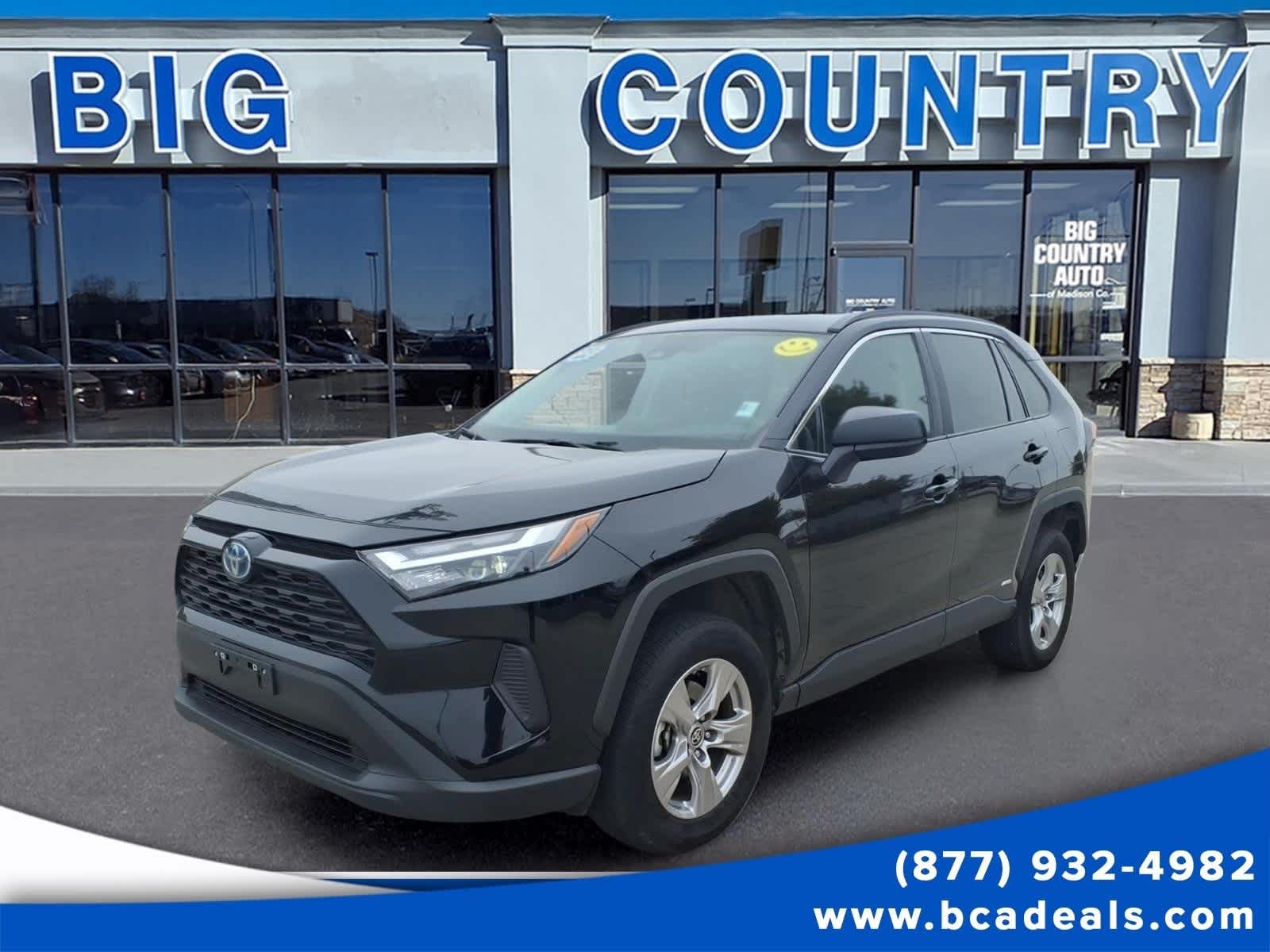 Midnight Black Metallic 2023 Toyota RAV4 Hybrid SUV / Crossover All-Wheel Drive Continuously Variable Transmission