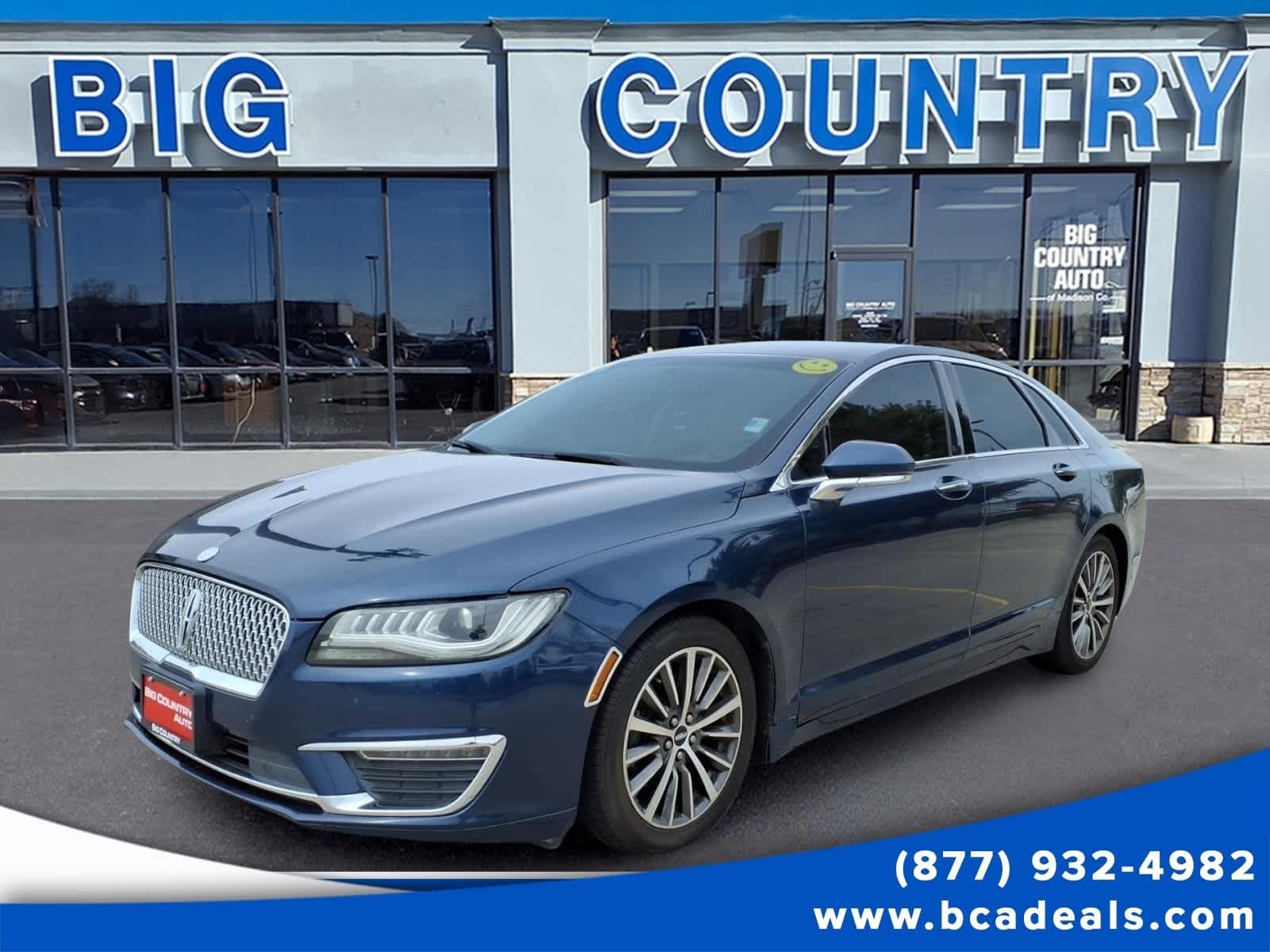 Midnight Sapphire Blue Metallic 2017 Lincoln MKZ Sedan Front-Wheel Drive 6-Speed Automatic