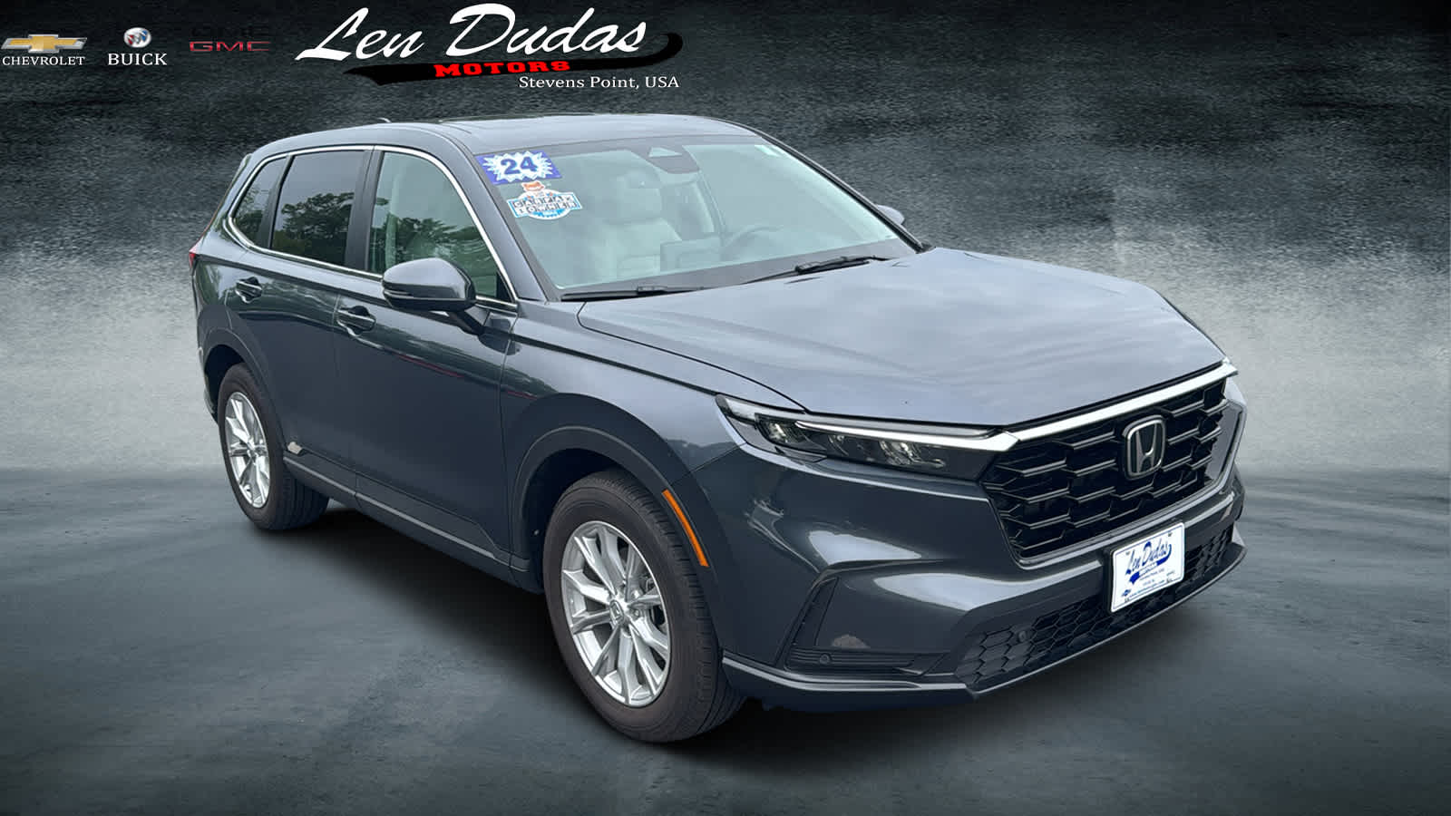 Meteorite Gray Metallic 2024 Honda CR-V EX-L AWD SUV / Crossover All-Wheel Drive Continuously Variable Transmission