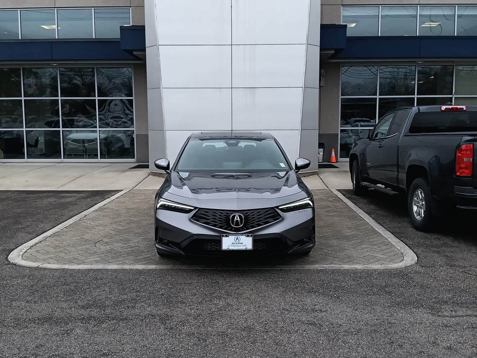 Liquid Carbon Metallic 2025 Acura Integra FWD with A-SPEC Package Sedan Front-Wheel Drive Continuously Variable Transmission