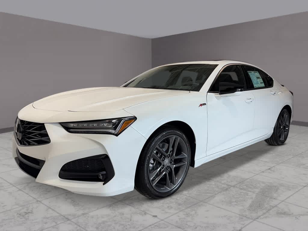 Platinum White Pearl 2025 Acura TLX SH-AWD with A-Spec Package Sedan All-Wheel Drive Automatic