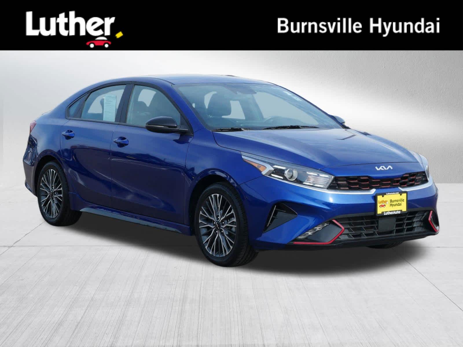 Blue 2024 Kia Forte GT-Line FWD Sedan Front-Wheel Drive Continuously Variable Transmission