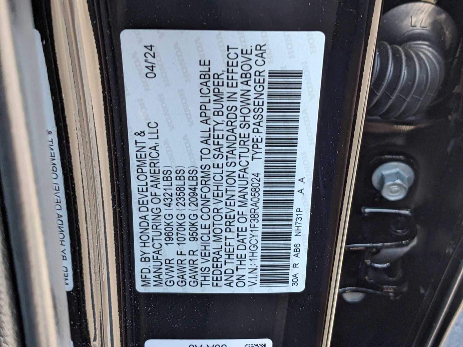 2024 Honda Accord EX 33