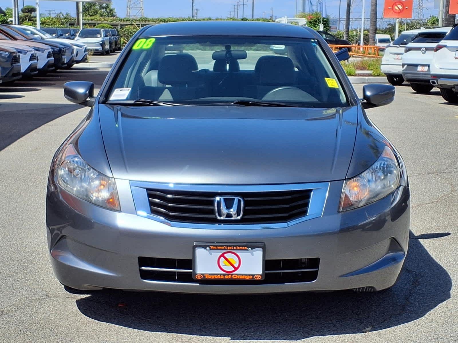 Used 2008 Honda Accord LX-P with VIN JHMCP26498C063203 for sale in Orange, CA