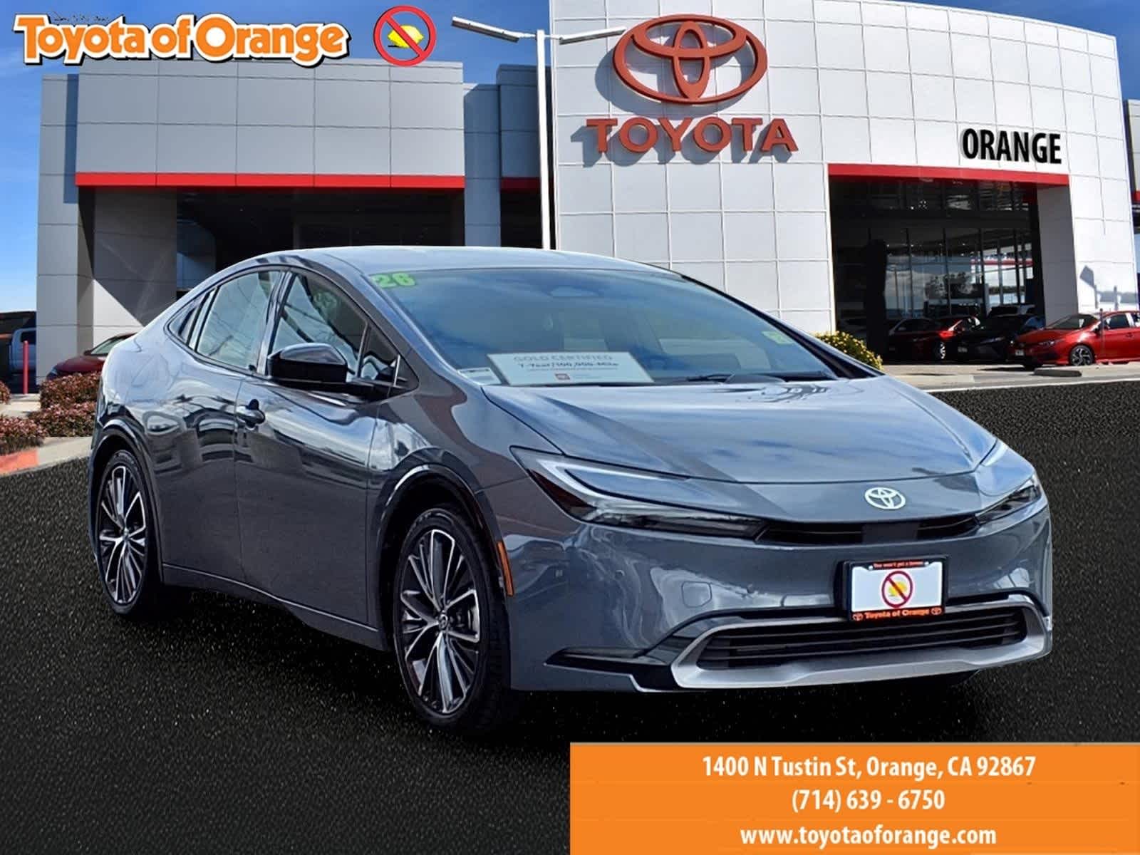Guardian Gray 2026 Toyota Prius Hatchback Front-Wheel Drive Continuously Variable Transmission