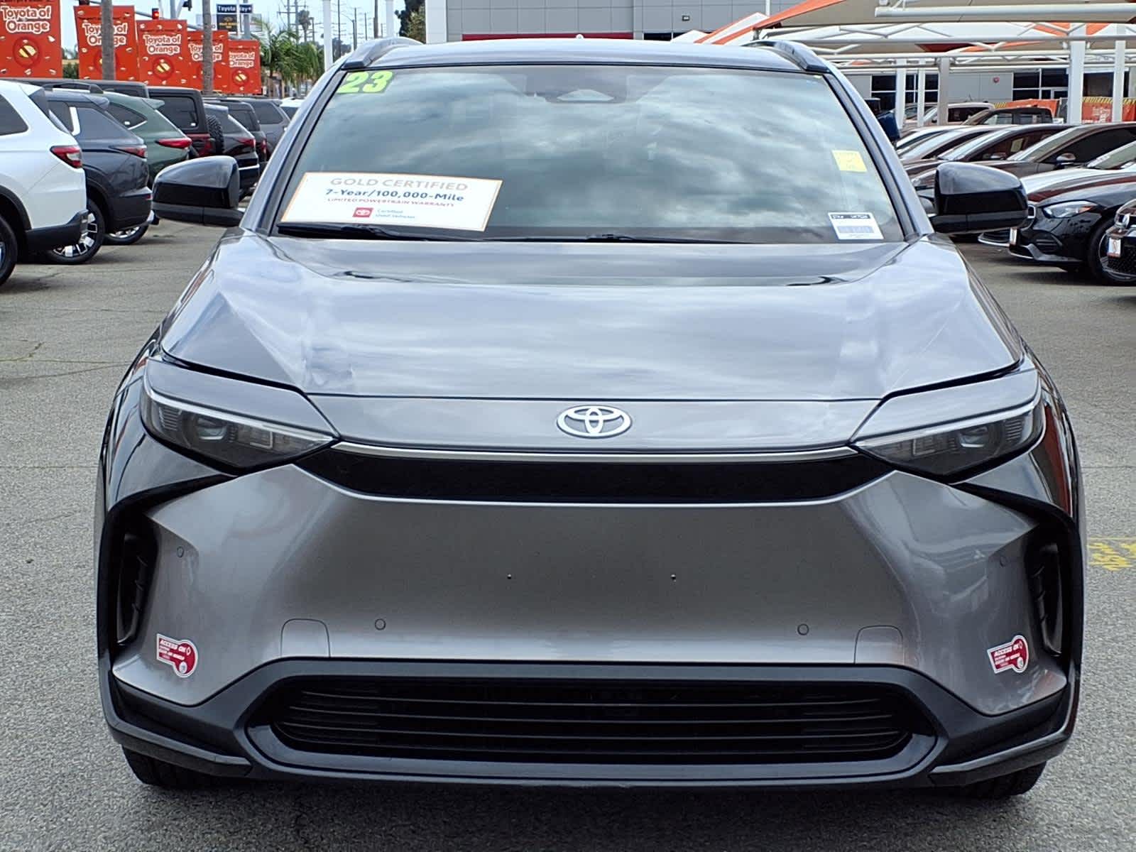 Certified 2023 Toyota bZ4X XLE with VIN JTMABACA3PA014178 for sale in Orange, CA
