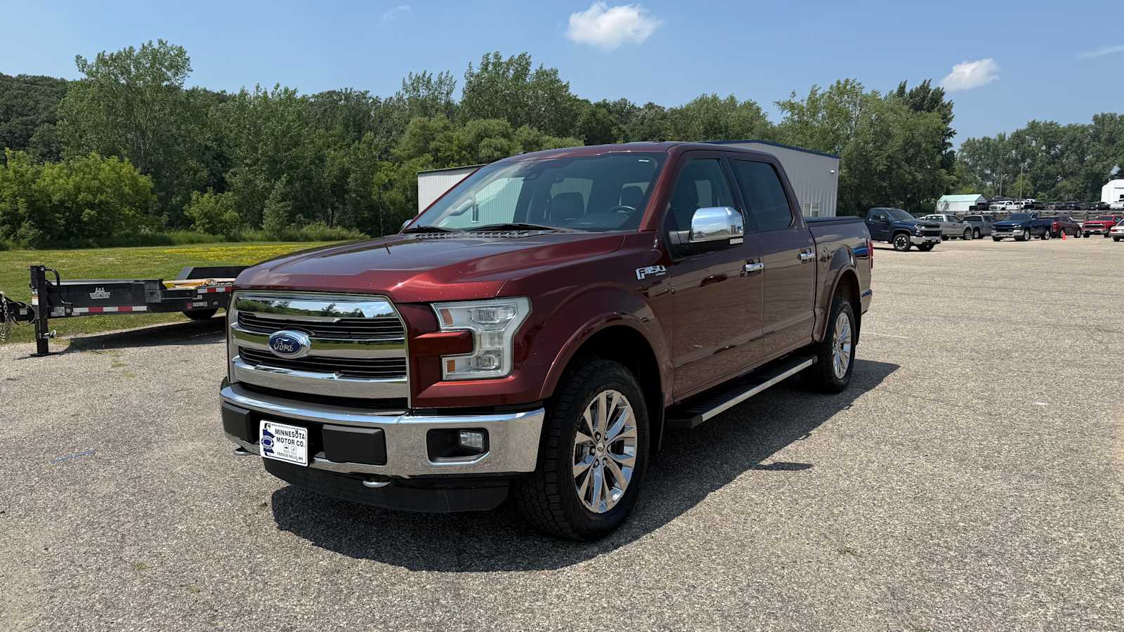 Red (Bronze Fire Metallic) 2016 Ford F-150 Pickup Truck Four-Wheel Drive 6-Speed Automatic