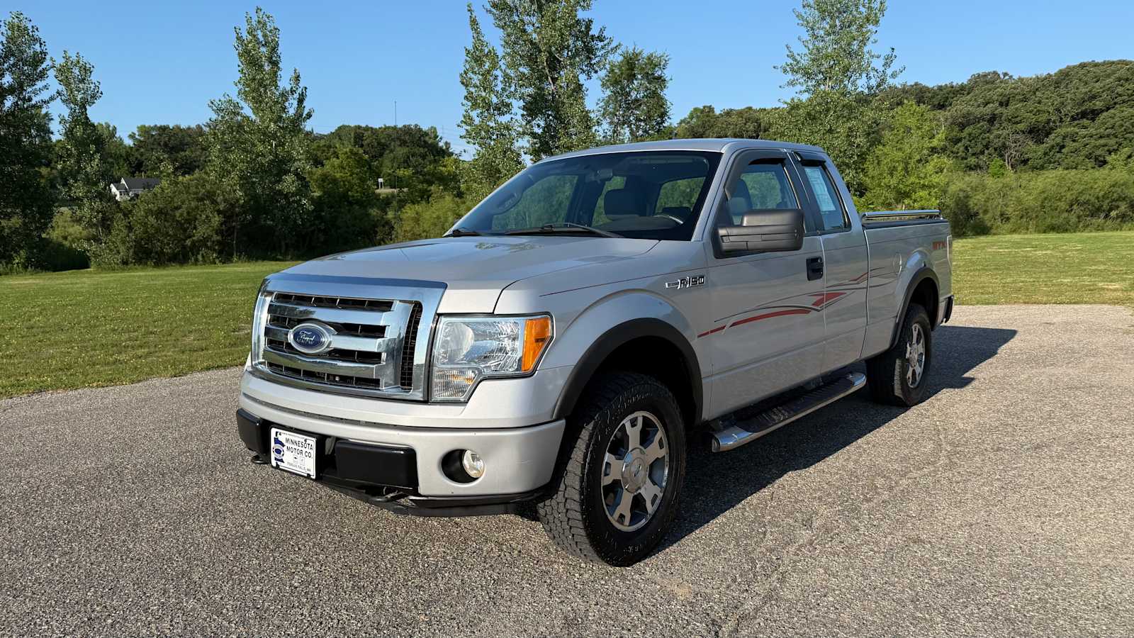 Silver 2009 Ford F-150 Pickup Truck Four-Wheel Drive Automatic