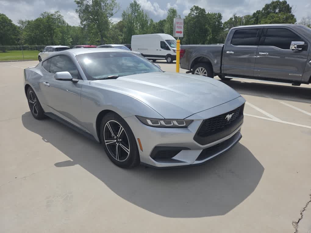 Iconic Silver Metallic 2024 Ford Mustang EcoBoost Premium Fastback RWD Coupe Rear-Wheel Drive Automatic