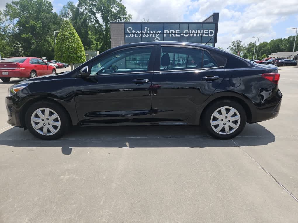 Aurora Black 2023 Kia Rio S FWD Sedan Front-Wheel Drive Continuously Variable Transmission