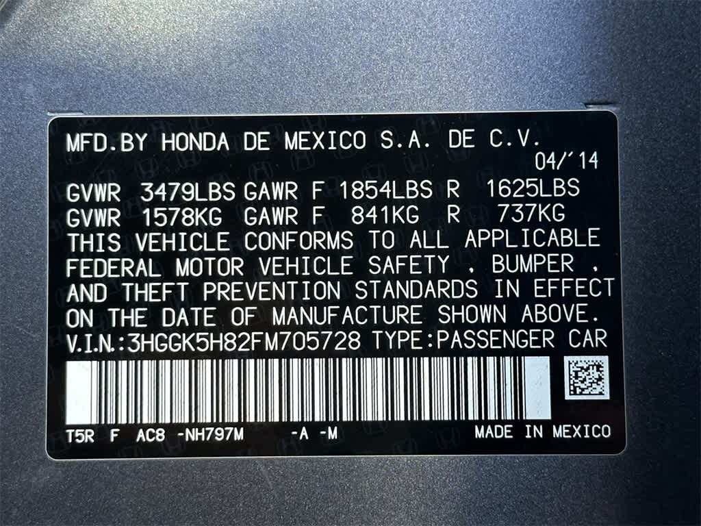 2015 Honda Fit EX 22