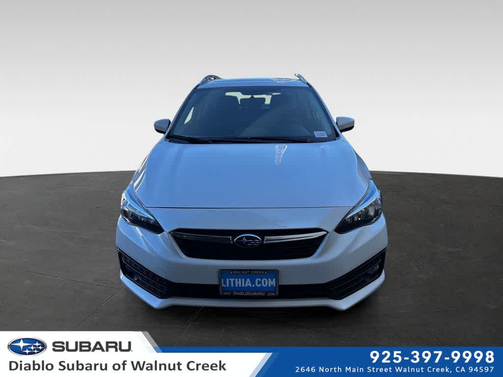 Crystal White Pearl 2023 Subaru Impreza Wagon All-Wheel Drive Continuously Variable Transmission