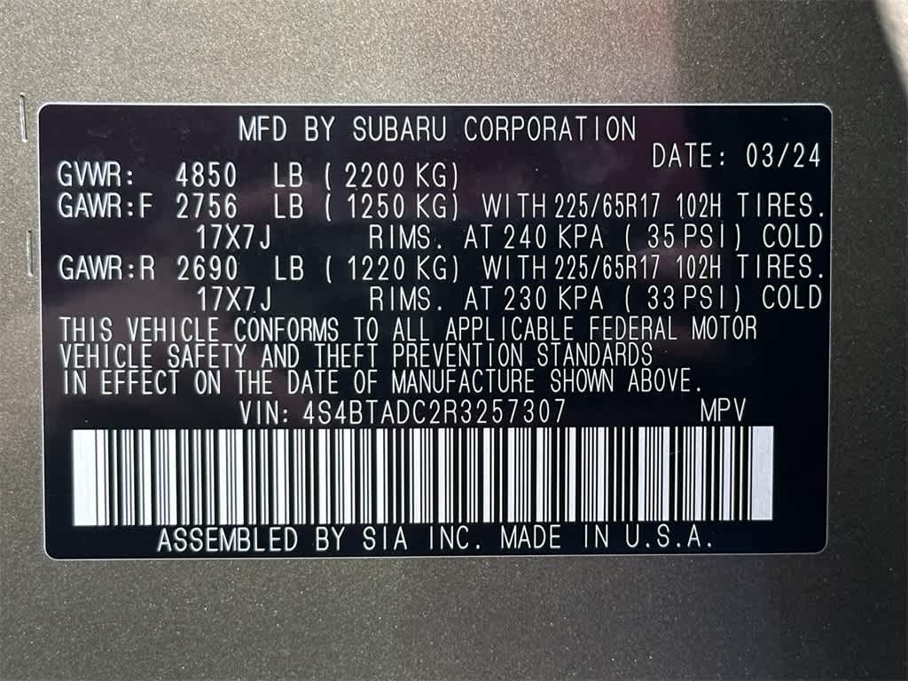 2024 Subaru Outback Premium 21