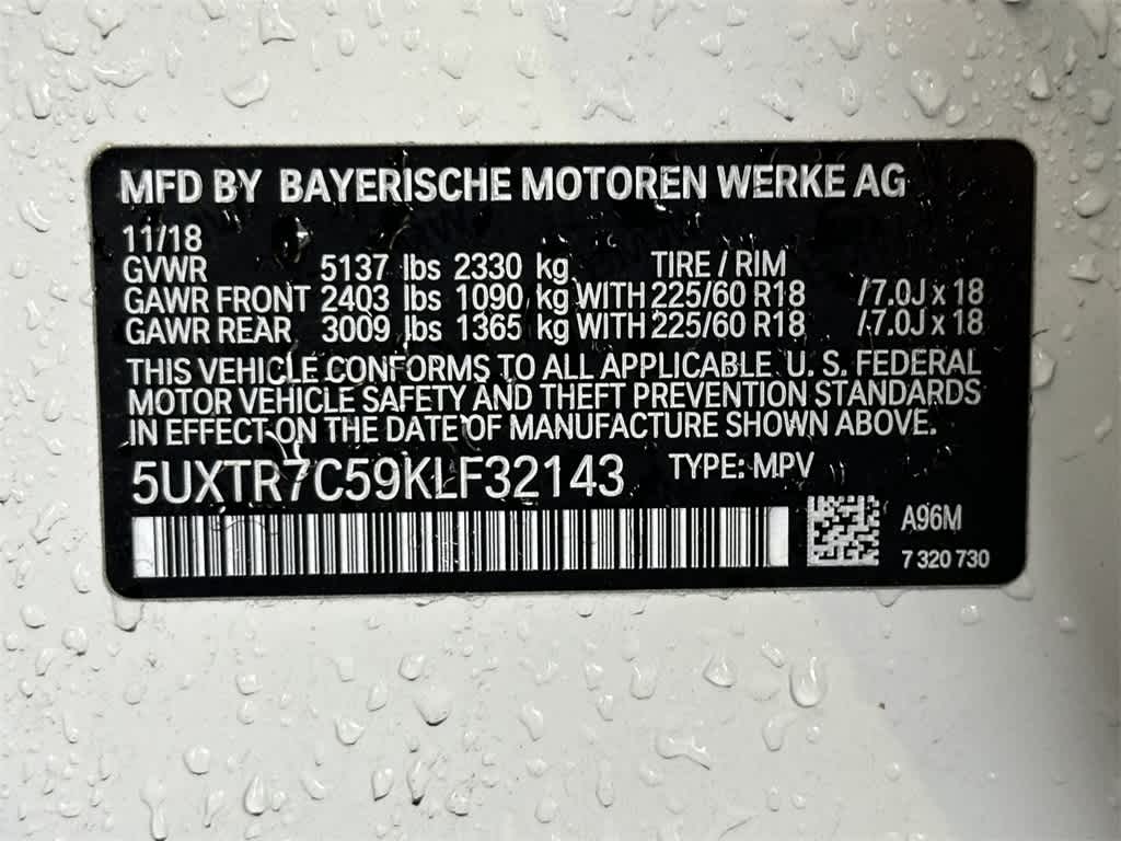 2019 BMW X3 sDrive30i 21