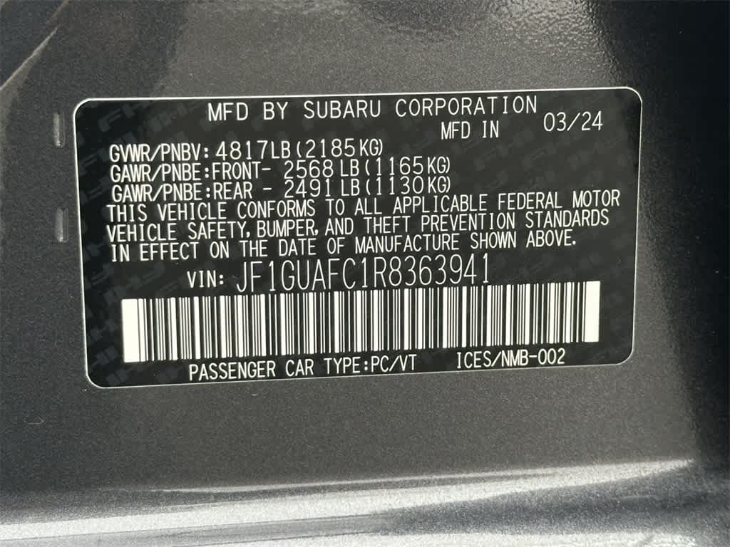 2024 Subaru Impreza Sport 20