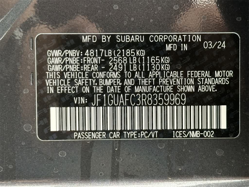 2024 Subaru Impreza Sport 22