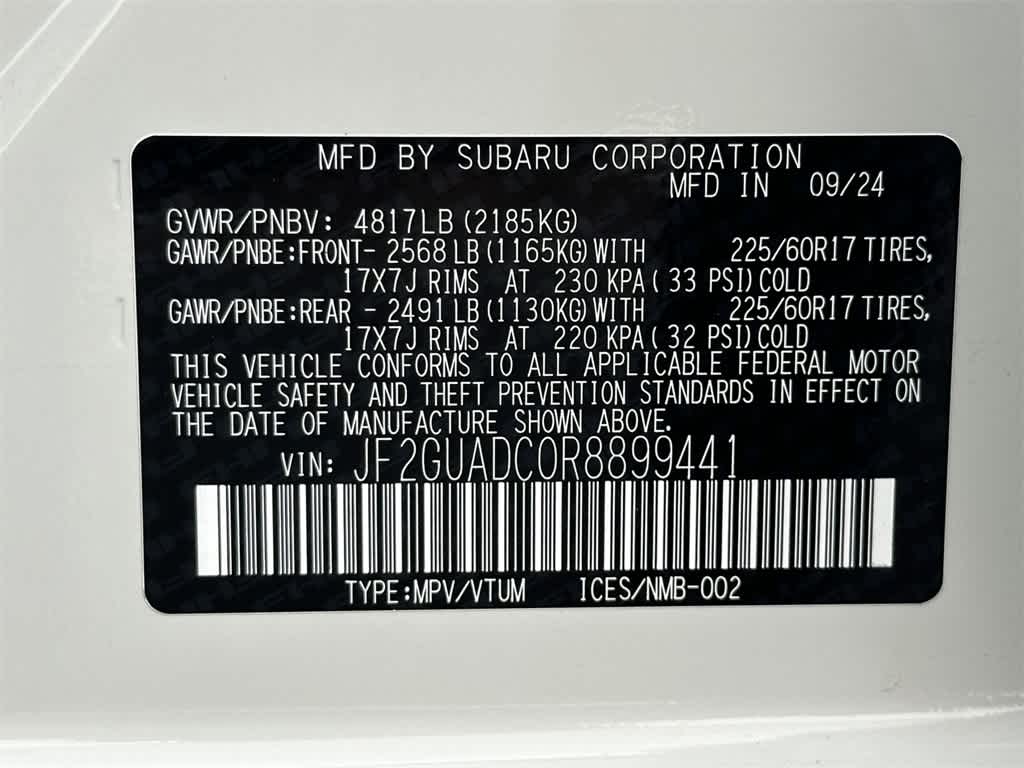 2024 Subaru Crosstrek Premium 21