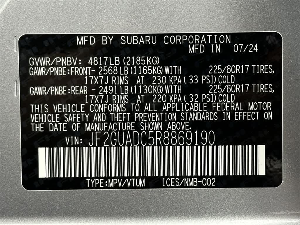 2024 Subaru Crosstrek Premium 21