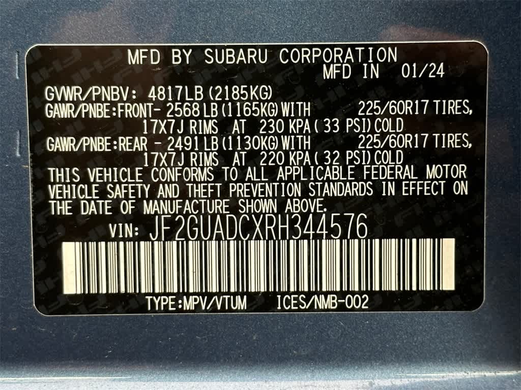 2024 Subaru Crosstrek Premium 21