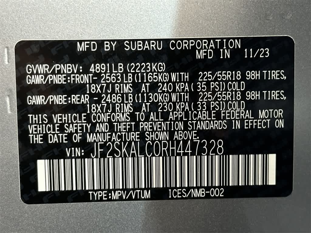 2024 Subaru Forester Limited 22