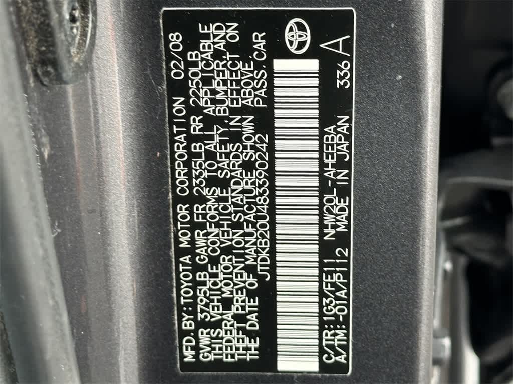 2008 Toyota Prius Base 20