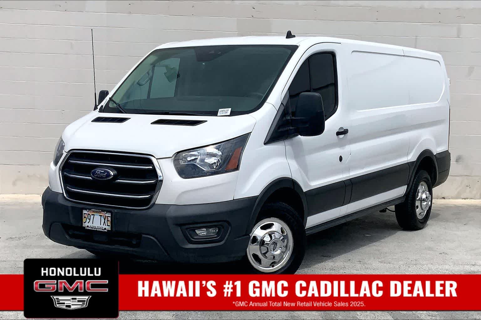 White 2020 Ford Transit Cargo Van Rear-Wheel Drive Automatic