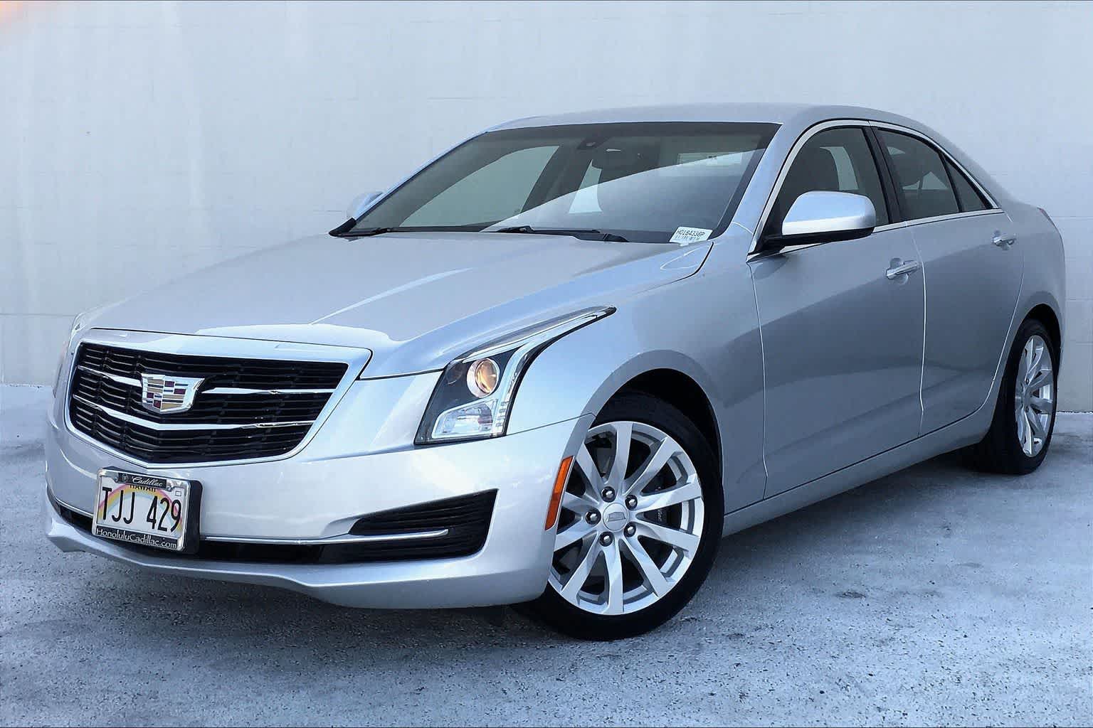 Radiant Silver Metallic 2017 Cadillac ATS 2.0T RWD Sedan Rear-Wheel Drive 8-Speed Automatic