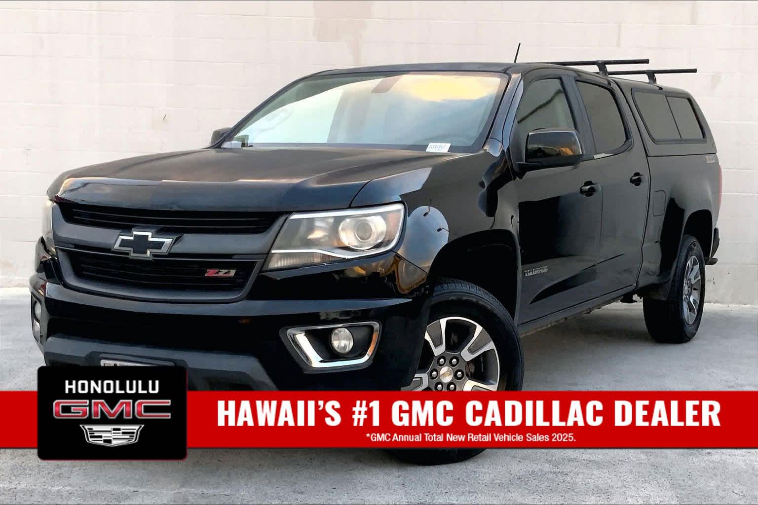 Black 2016 Chevrolet Colorado Pickup Truck Four-Wheel Drive 6-Speed Automatic
